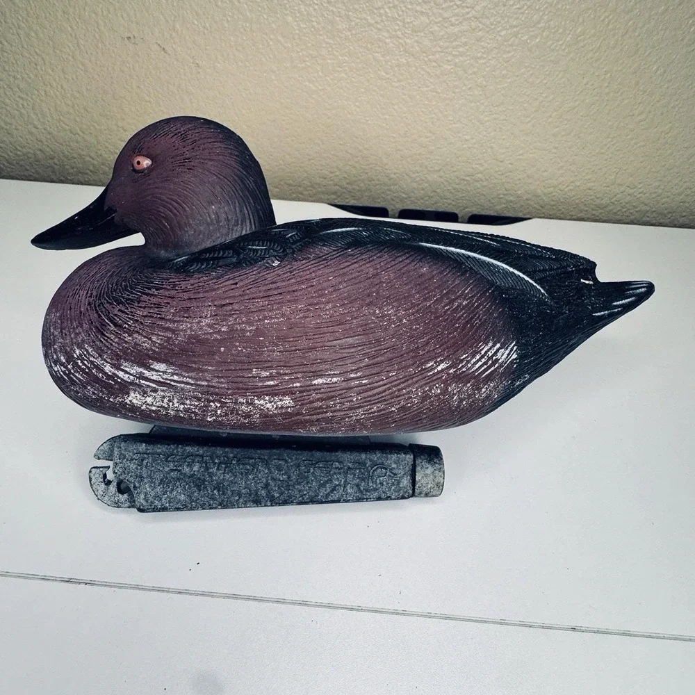 Greenhead Gear Life Size Cinnamon Teal Drake w/Keel 60/40 Carving By Kelly Rose